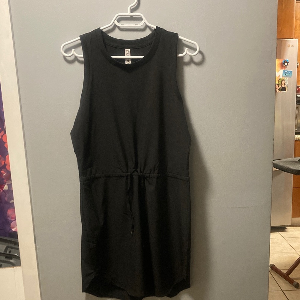 Kyodan Black Crewneck Active Dress